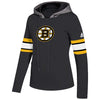Boston Bruins Women's Crewdie Pullover Hoodie - Black