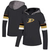 Anaheim Ducks Women's Crewdie Pullover Hoodie - Black