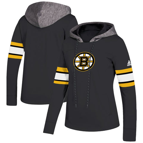 Boston Bruins Women's Crewdie Pullover Hoodie - Black