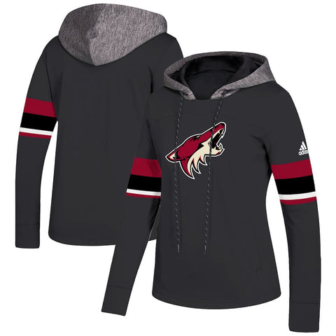 Arizona Coyotes Women's Crewdie Pullover Hoodie - Black