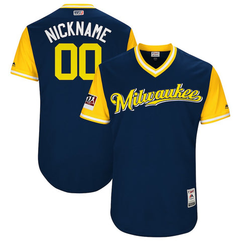 Milwaukee Brewers Majestic 2018 Players' Weekend Authentic Flex Base Pick-A-Player Roster Jersey