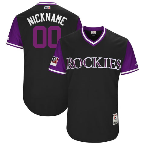 Colorado Rockies Majestic 2018 Players' Weekend Authentic Flex Base Pick-A-Player Roster Jersey