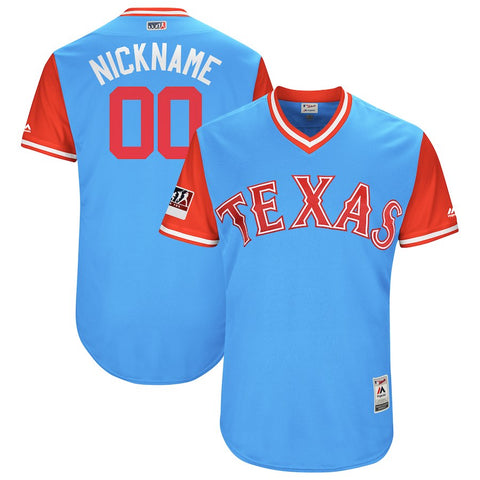 Texas Rangers Majestic 2018 Players' Weekend Authentic Flex Base Pick-A-Player Roster Jersey