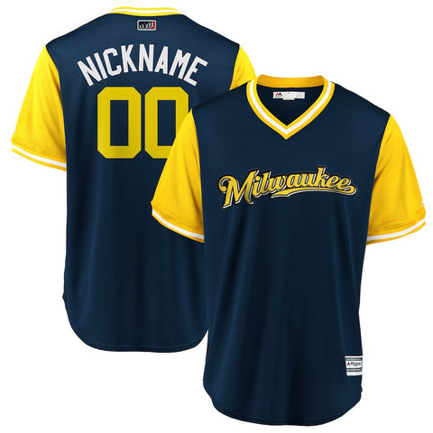 Milwaukee Brewers Majestic 2018 Players' Weekend Cool Base Pick-A-Player Roster Jersey