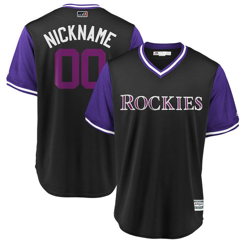 Colorado Rockies Majestic 2018 Players' Weekend Cool Base Pick-A-Player Roster Jersey