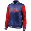 Chicago Cubs   Women's Iconic Satin Jacket - Royal/Red
