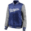 Los Angeles Dodgers   Women's Iconic Satin Jacket - Royal/Silver