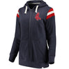 Boston Red Sox   Women's True Classics Stripe Full-Zip Fleece Hoodie
