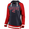 Cleveland Indians   Women's True Classics Stripe Pullover Hoodie - Navy