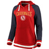St. Louis Cardinals   Women's True Classics Stripe Pullover Hoodie - Red
