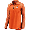 Houston Astros   Women's Made to Move Raglan Sleeve Quarter-Zip Pullover Jacket - Orange