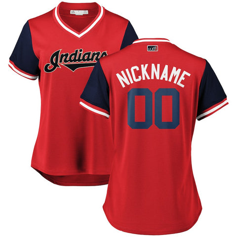 Cleveland Indians Majestic Women's 2018 Players' Weekend Pick-A-Player Roster Jersey