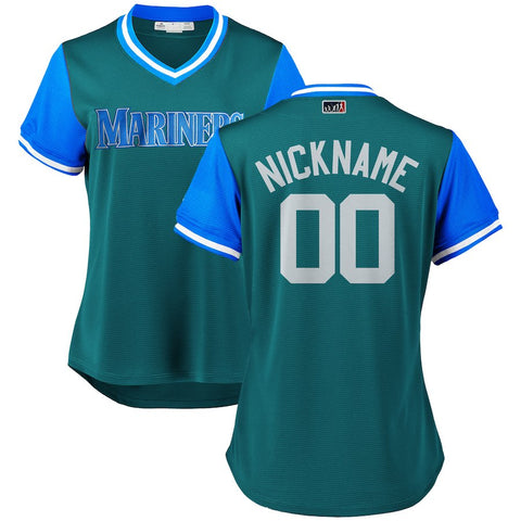 Seattle Mariners Majestic Women's 2018 Players' Weekend Pick-A-Player Roster Jersey