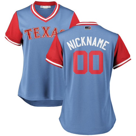 Texas Rangers Majestic Women's 2018 Players' Weekend Pick-A-Player Roster Jersey