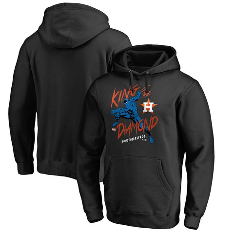 Houston Astros   MLB Marvel Black Panther King of the Diamond Pullover Hoodie