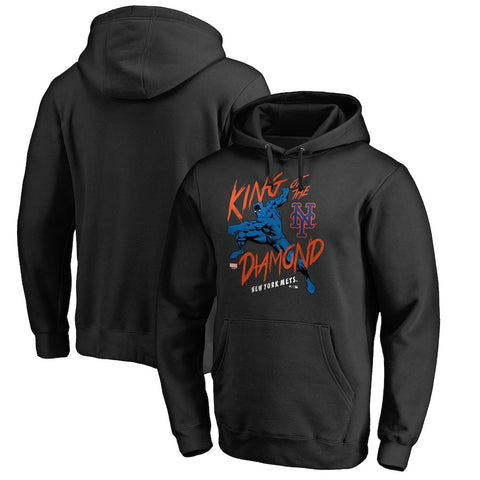 New York Mets   MLB Marvel Black Panther King of the Diamond Pullover Hoodie