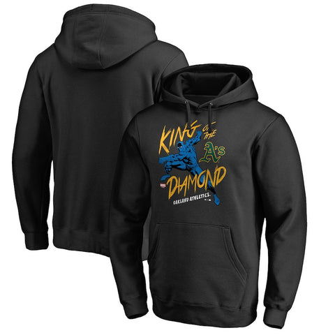 Oakland Athletics   MLB Marvel Black Panther King of the Diamond Pullover Hoodie