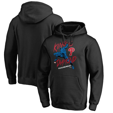 Philadelphia Phillies   MLB Marvel Black Panther King of the Diamond Pullover Hoodie
