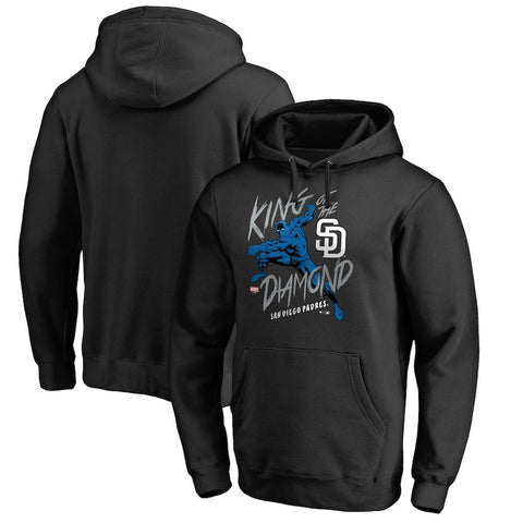 San Diego Padres   MLB Marvel Black Panther King of the Diamond Pullover Hoodie