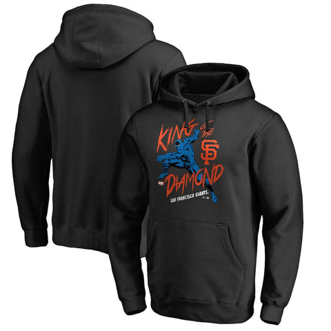 San Francisco Giants   MLB Marvel Black Panther King of the Diamond Pullover Hoodie