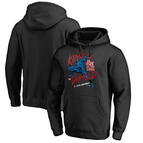 St. Louis Cardinals   MLB Marvel Black Panther King of the Diamond Pullover Hoodie