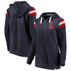 Boston Red Sox   Women's True Classics Stripe Full-Zip Fleece Hoodie
