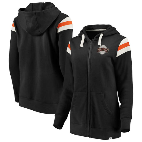 San Francisco Giants   Women's True Classics Stripe Full-Zip Fleece Hoodie