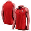 St. Louis Cardinals   Women's Made to Move Raglan Sleeve Quarter-Zip Pullover Jacket - Red