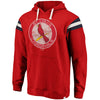 St. Louis Cardinals   Big & Tall True Classics Retro Stripe Pullover Hoodie - Red
