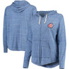 Chicago Cubs Soft as a Grape Women's Plus Size Full-Zip Hoodie