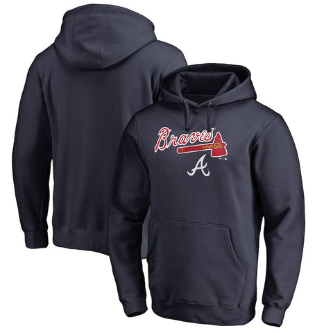 Atlanta Braves   Big & Tall Team Lockup Pullover Hoodie