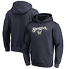 Milwaukee Brewers   Big & Tall Team Lockup Pullover Hoodie