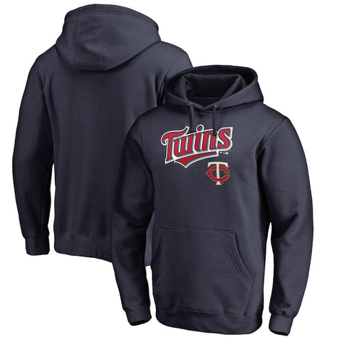 Minnesota Twins   Big & Tall Team Lockup Pullover Hoodie