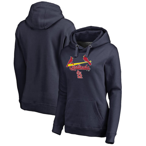 St. Louis Cardinals   Women's Plus Size Team Lockup Pullover Hoodie