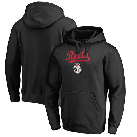 Cincinnati Reds   Big & Tall Team Lockup Pullover Hoodie