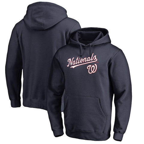 Washington Nationals   Big & Tall Team Lockup Pullover Hoodie