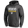 Milwaukee Brewers   Win Stripe Big & Tall Pullover Hoodie