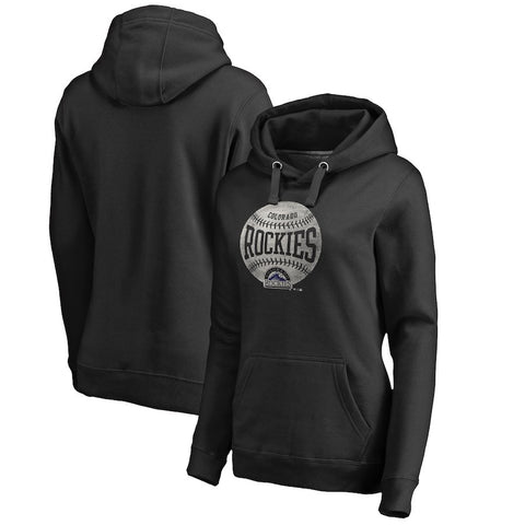 Colorado Rockies   Women's Cooperstown Collection Slider Plus Size Pullover Hoodie