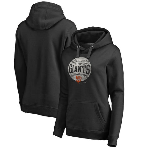 San Francisco Giants   Women's Cooperstown Collection Slider Plus Size Pullover Hoodie