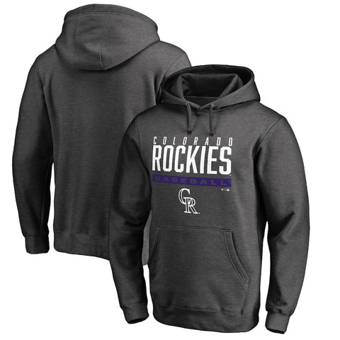 Colorado Rockies   Win Stripe Big & Tall Pullover Hoodie