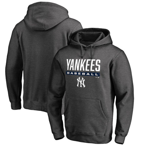 New York Yankees   Win Stripe Big & Tall Pullover Hoodie