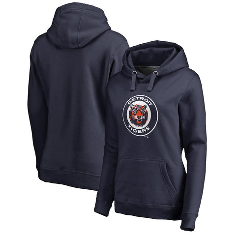 Detroit Tigers   Women's Cooperstown Collection Huntington Pullover Hoodie
