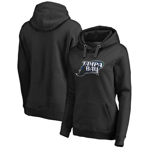 Tampa Bay Rays   Women's Plus Size Cooperstown Collection Huntington Pullover Hoodie