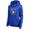Milwaukee Brewers   Women's Plus Size Cooperstown Collection Huntington Pullover Hoodie