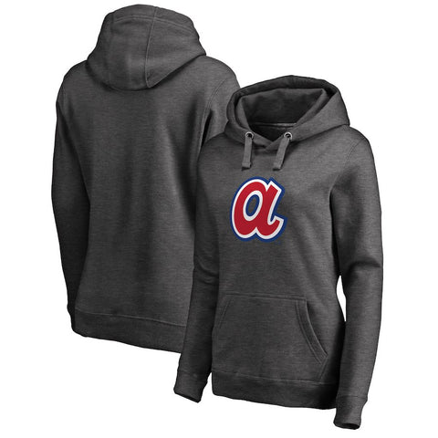 Atlanta Braves   Women's Cooperstown Collection Huntington Pullover Hoodie