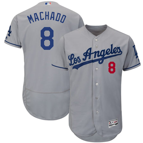 Manny Machado Los Angeles Dodgers Majestic Authentic Collection Flex Base Player Jersey