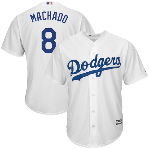Manny Machado Los Angeles Dodgers Majestic Home Official Cool Base Jersey