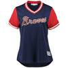 Ronald Acuna Jr. "Sabanero Soy" Atlanta Braves Majestic Women's 2018 Players' Weekend Cool Base Jersey
