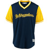 Travis Shaw "Mayor-DDC" Milwaukee Brewers Majestic 2018 Players' Weekend Cool Base Jersey