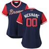 Atlanta Braves Majestic Women's 2018 Players' Weekend Pick-A-Player Roster Jersey